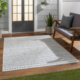 Madras Navy All Over Performance Outdoor Rug - Ornate Home