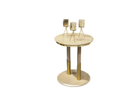 Madrid Beige End Table - Ornate Home