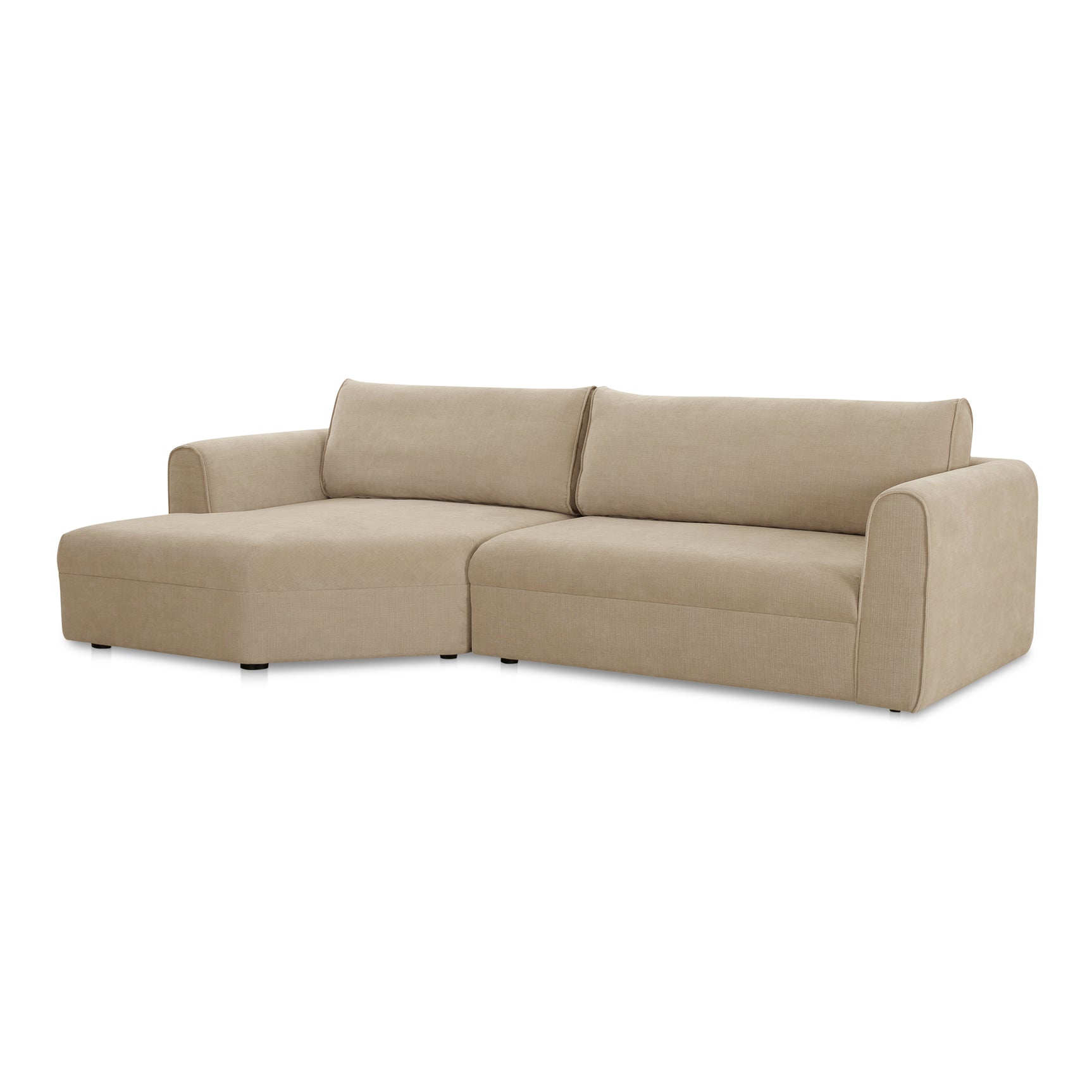 Madrid Beige Left Sectional - Ornate Home