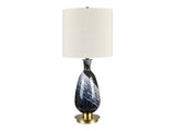 Madrid Blue/Gold Table Lamp - Ornate Home