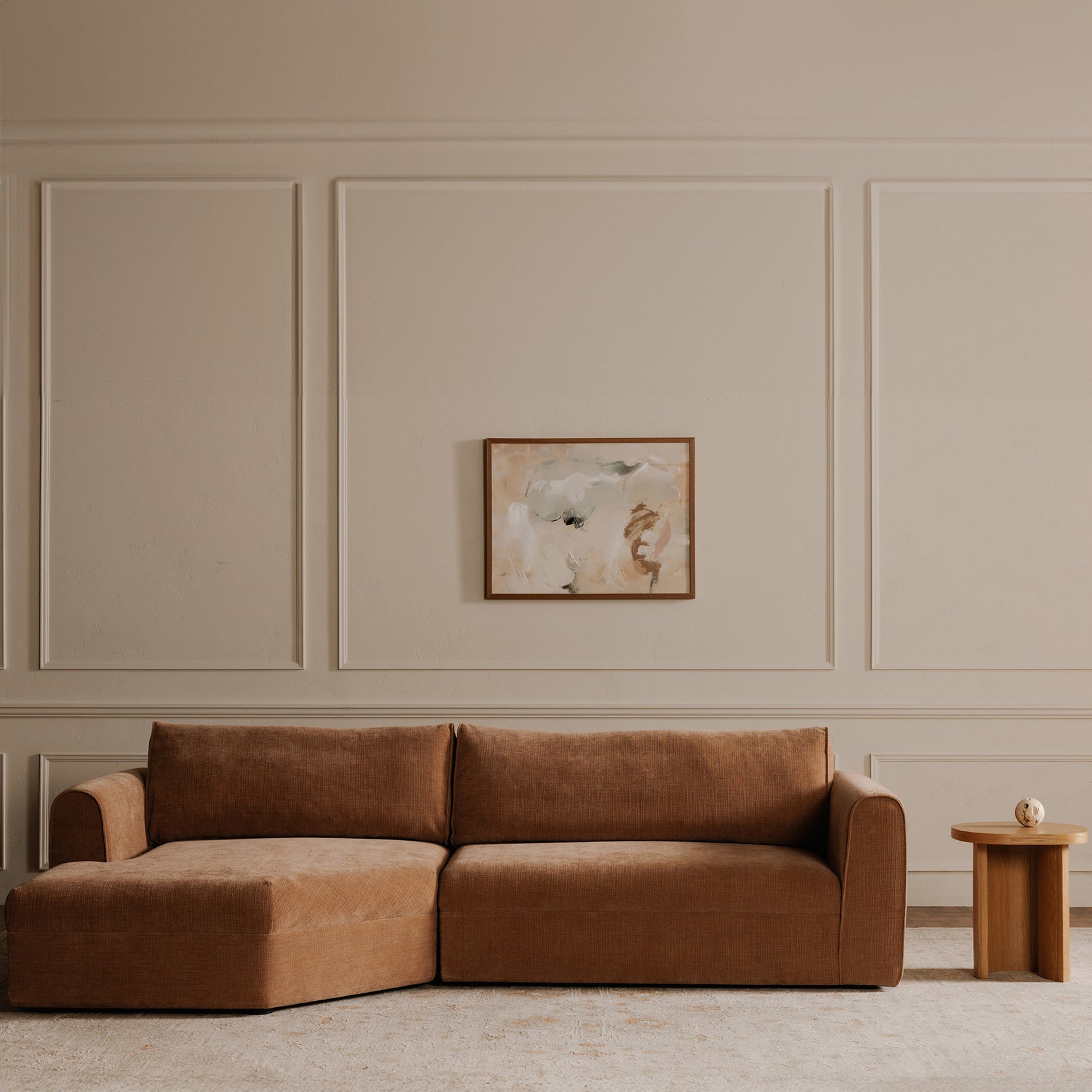 Madrid Pink Left Sectional - Ornate Home