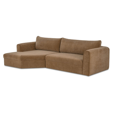 Madrid Taupe Left Sectional - Ornate Home