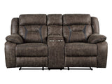 Madrona Brown Reclining Loveseat - Ornate Home