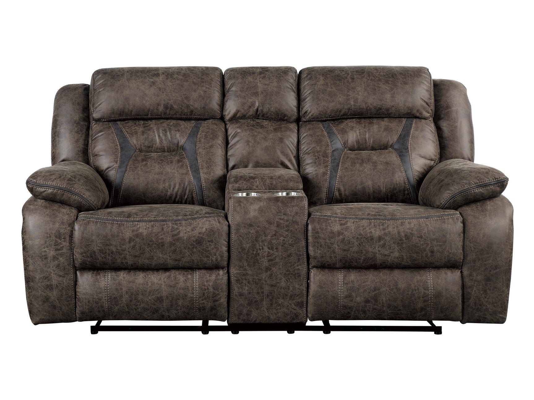 Madrona Brown Reclining Loveseat - Ornate Home