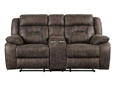 Madrona Brown Reclining Loveseat - Ornate Home