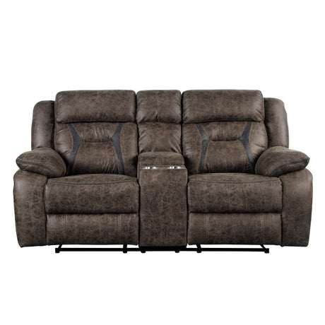 Madrona Brown Reclining Loveseat - Ornate Home