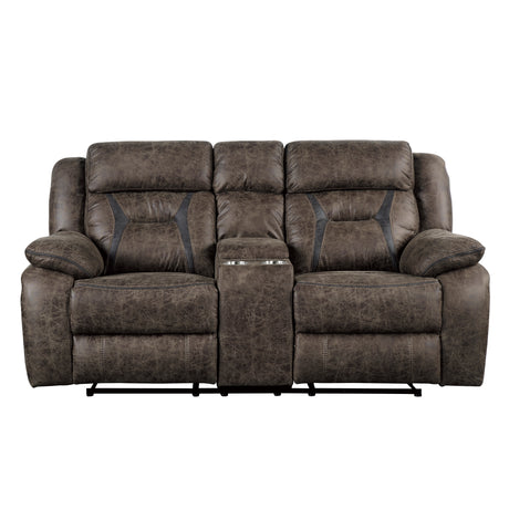 Madrona Dark Brown Sofa & Loveseat - Ornate Home