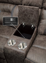 Madrona Dark Brown Sofa & Loveseat - Ornate Home