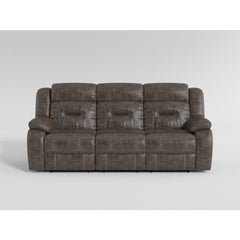 Madrona Hill Gray Double Reclining Sofa - Ornate Home
