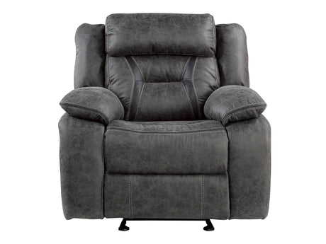 Madrona Hill Gray Glider Reclining Chair - Ornate Home