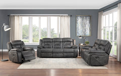 Madrona Hill Gray Glider Reclining Chair - Ornate Home