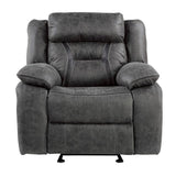 Madrona Hill Gray Glider Reclining Chair - Ornate Home