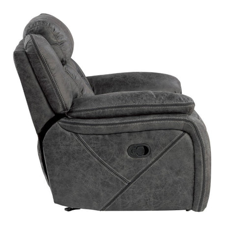 Madrona Hill Gray Glider Reclining Chair - Ornate Home