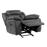 Madrona Hill Gray Glider Reclining Chair - Ornate Home