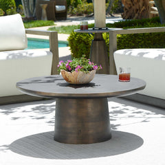 Madrone Bronze Indoor-Outdoor Coffee Table - Ornate Home