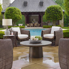 Madrone Bronze Indoor-Outdoor Coffee Table - Ornate Home
