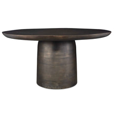 Madrone Dark Bronze Golden Outdoor Dining Table - Ornate Home