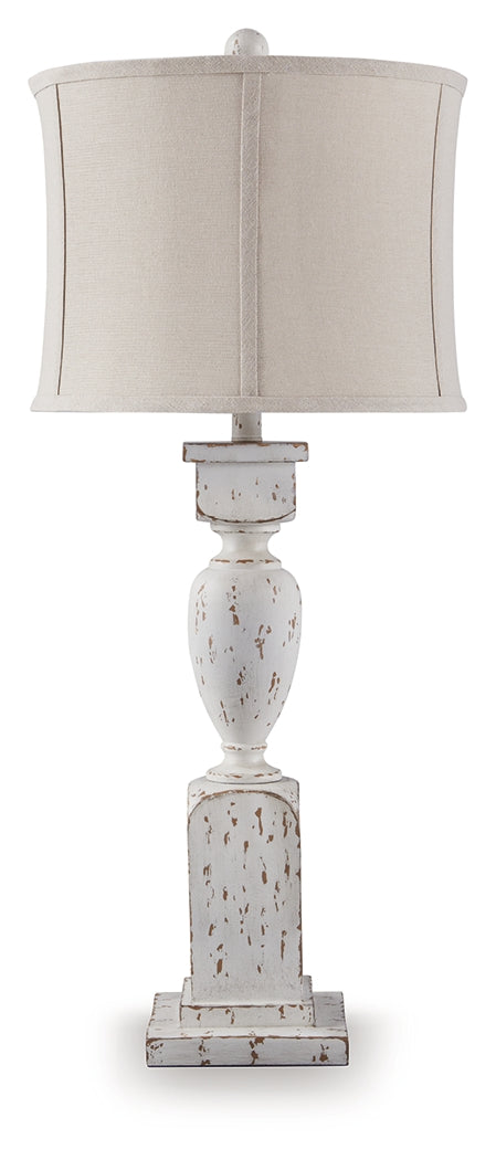 Madsbrook Antique White Poly Table Lamp (Online Special Price) - Ornate Home