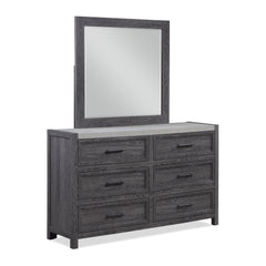Madsen Gray Dresser Mirror - Ornate Home
