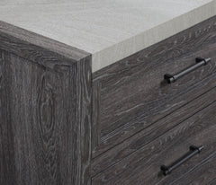 Madsen Gray Nightstand - Ornate Home