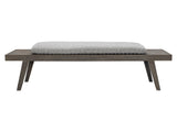 Madura Smoked Truffle/Light Grey Outdoor Bench - Ornate Home
