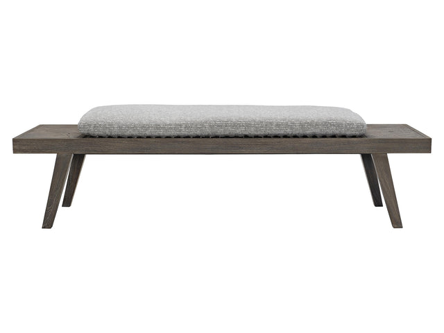 Madura Smoked Truffle/Light Grey Outdoor Bench - Ornate Home