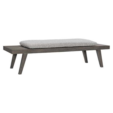 Madura Smoked Truffle/Light Grey Outdoor Bench - Ornate Home