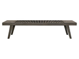 Madura Smoked Truffle Outdoor Bench - Ornate Home