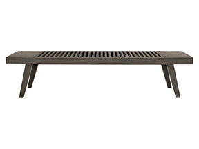 Madura Smoked Truffle Outdoor Bench - Ornate Home