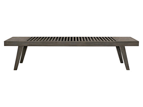 Madura Smoked Truffle Outdoor Bench - Ornate Home