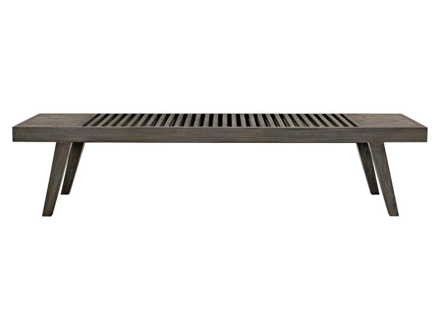 Madura Smoked Truffle Outdoor Bench - Ornate Home