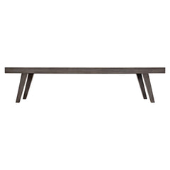 Madura Smoked Truffle Outdoor Bench - Ornate Home