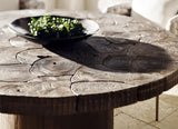 Madura Smoked Truffle Outdoor Dining Table - Ornate Home