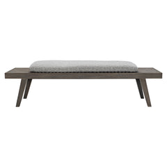 Madura Smoked Truffle Outdoor Outdoor Bench - Ornate Home