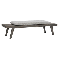 Madura Smoked Truffle Outdoor Outdoor Bench - Ornate Home