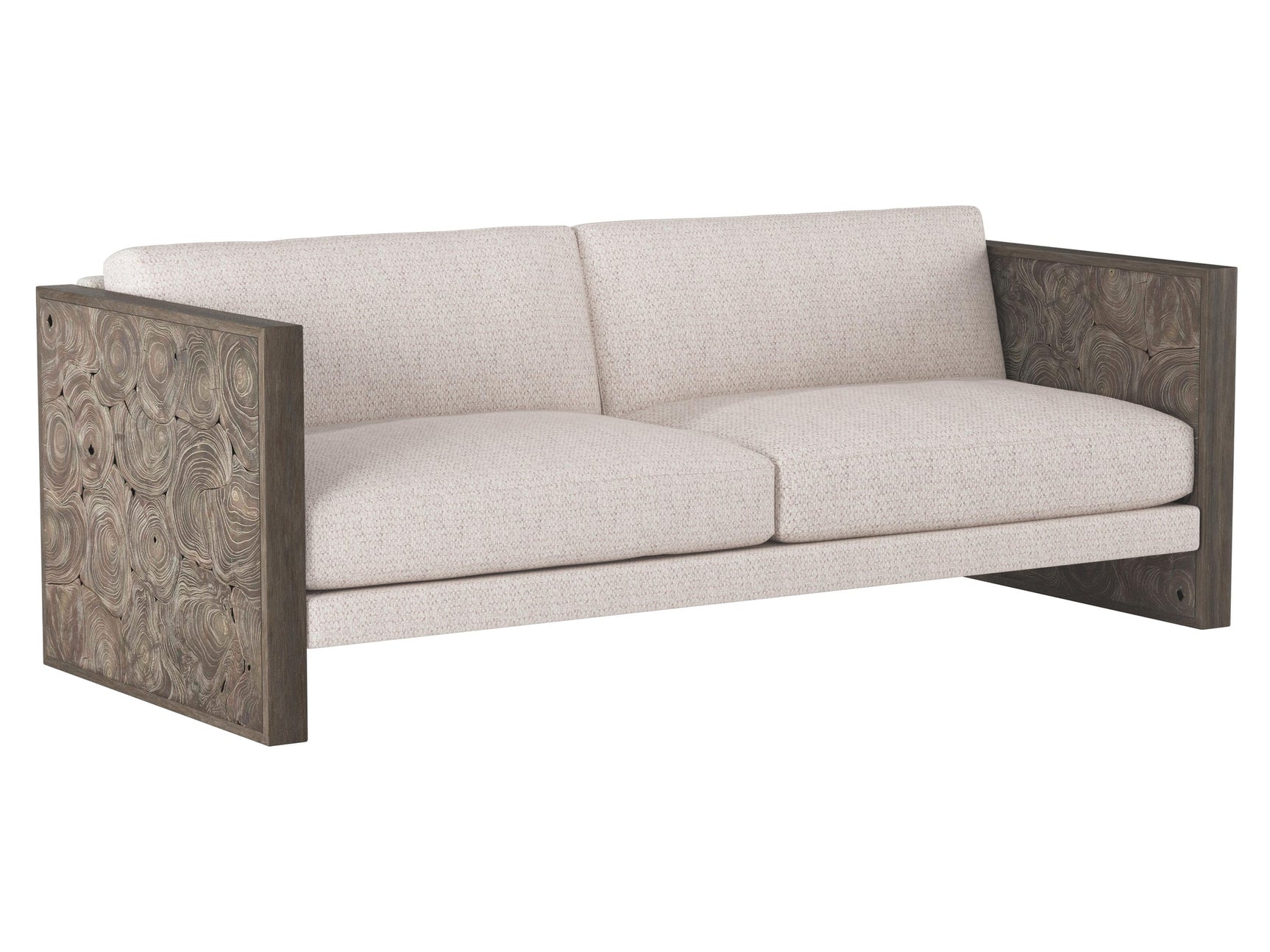 Madura Smoked Truffle/White/Cream Outdoor Sofa - Ornate Home