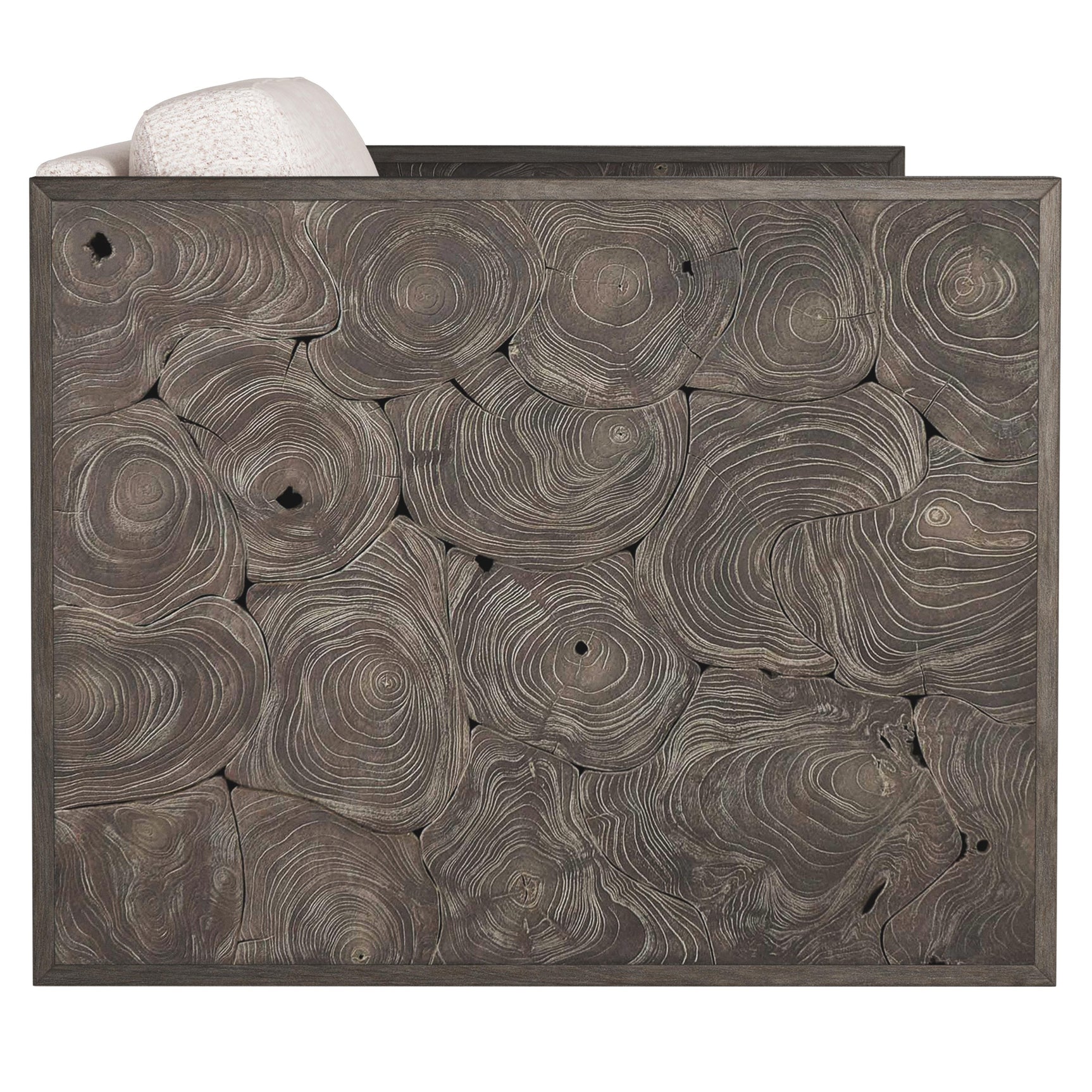 Madura Smoked Truffle/White/Cream Outdoor Sofa - Ornate Home