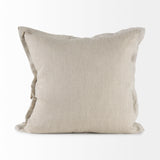 Mae Beige 20x20 Fabric Pillow Cover - Ornate Home