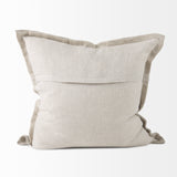 Mae Beige 20x20 Fabric Pillow Cover - Ornate Home