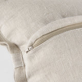 Mae Beige 20x20 Fabric Pillow Cover - Ornate Home