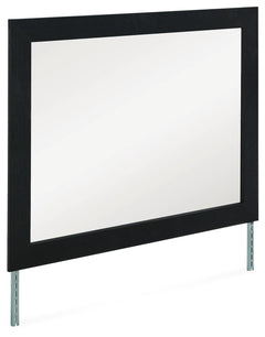 Maeling Black Bedroom Mirror - Ornate Home