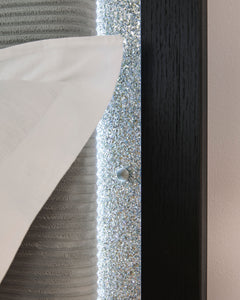 Maeling Black/Gray Full UPH Panel Headboard (Online Special Price) - Ornate Home