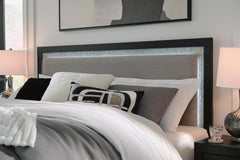 Maeling Black/Gray King UPH Panel Headboard - Ornate Home