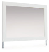 Maeling White Bedroom Mirror - Ornate Home