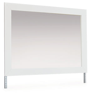 Maeling White Bedroom Mirror - Ornate Home