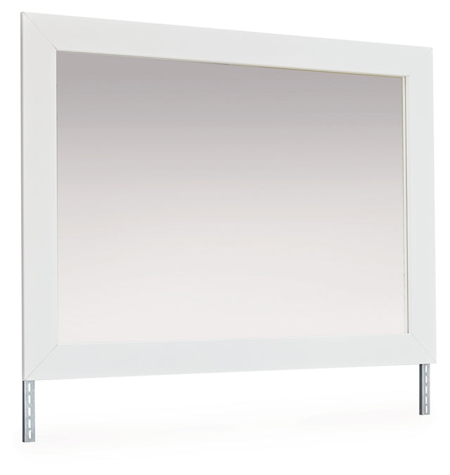 Maeling White Bedroom Mirror - Ornate Home