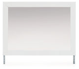 Maeling White Bedroom Mirror - Ornate Home