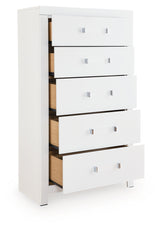 Maeling White Chest of Drawers (Online Special Price) - Ornate Home