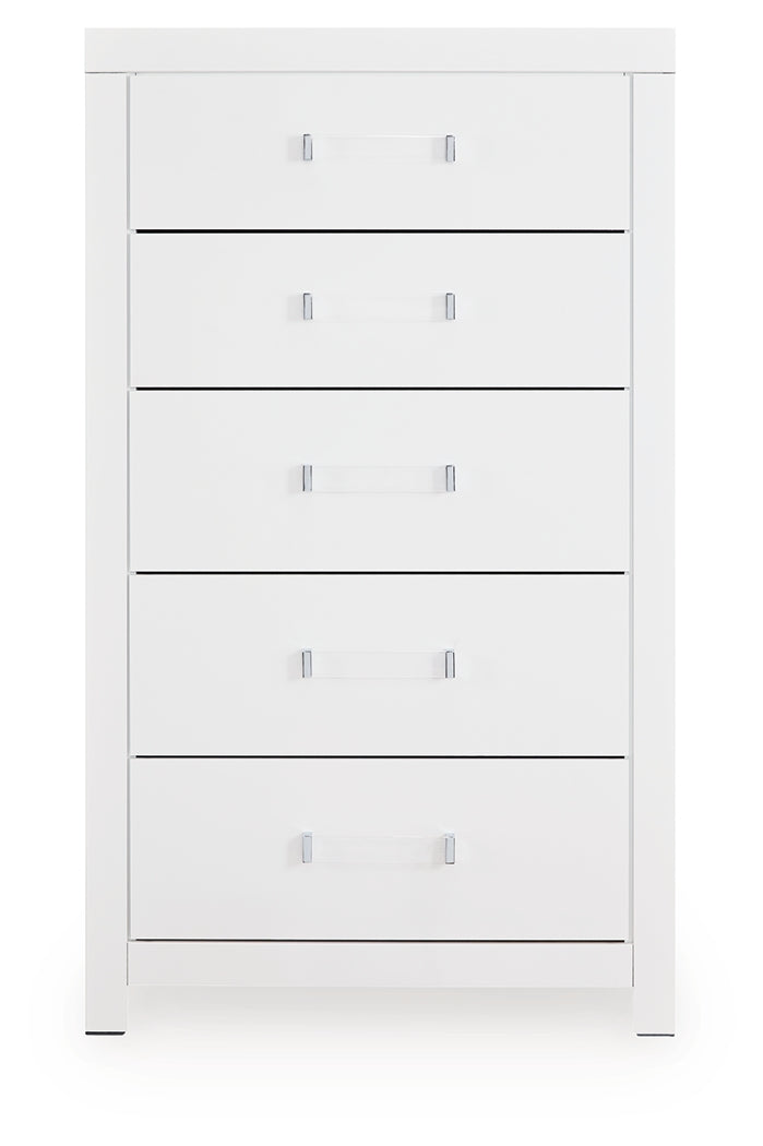 Maeling White Chest of Drawers (Online Special Price) - Ornate Home