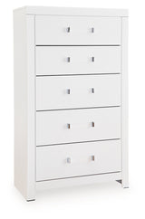 Maeling White Chest of Drawers - Ornate Home